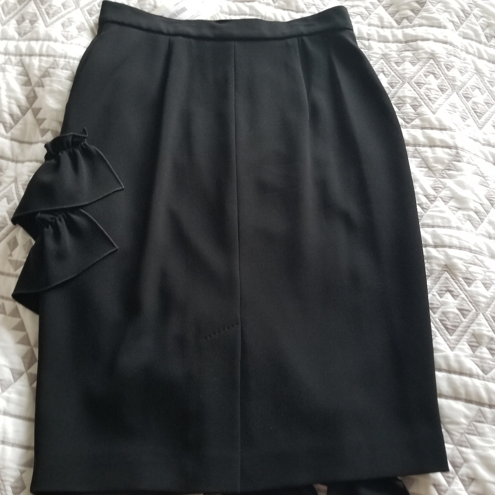 Max Mara Elis Ruffle Skirt Size 12 - Picture 6 of 6
